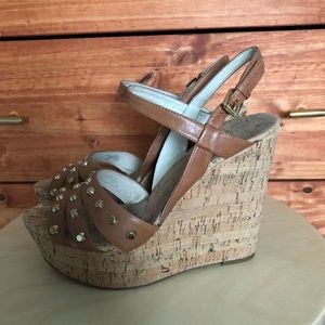 EUC Michael Kors Wedge Sandals